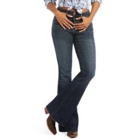 Ariat Brynlee High Rise flare Jeans Women’s -Size 29 - Picture 1 of 9